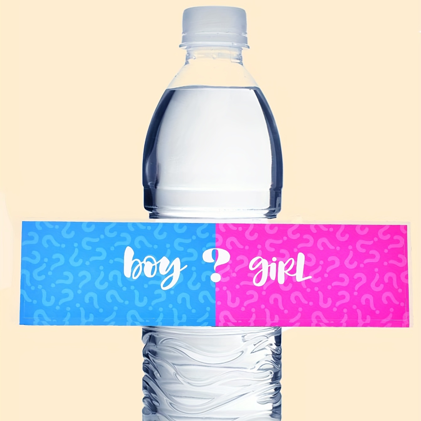 Gender Reveal Party Water Bottle Stickers Teenager Stuff - Temu