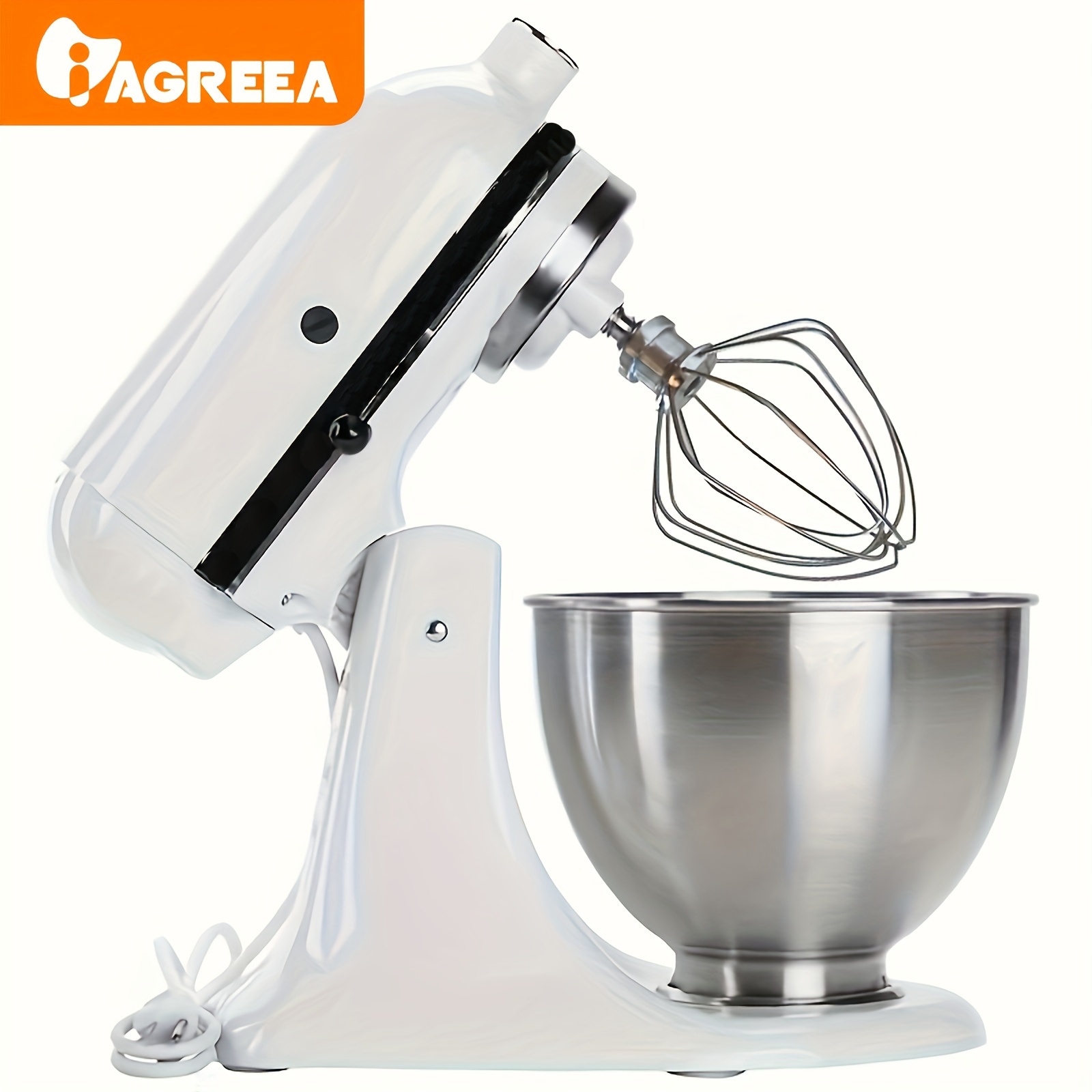Stainless Steel Wire Whip Kitchen Electric Mixer Accessory For 4.5