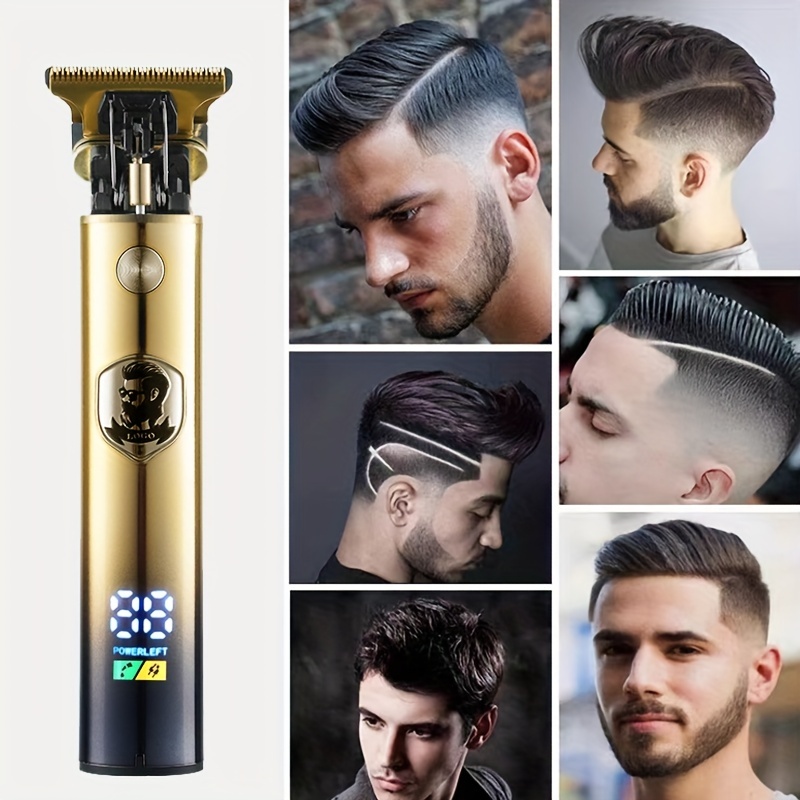 Cortapelos para hombres, cortapelos inalámbricos, kit profesional de corte  de pelo, recortadora de barba recargable, juego de corte de pelo y aseo