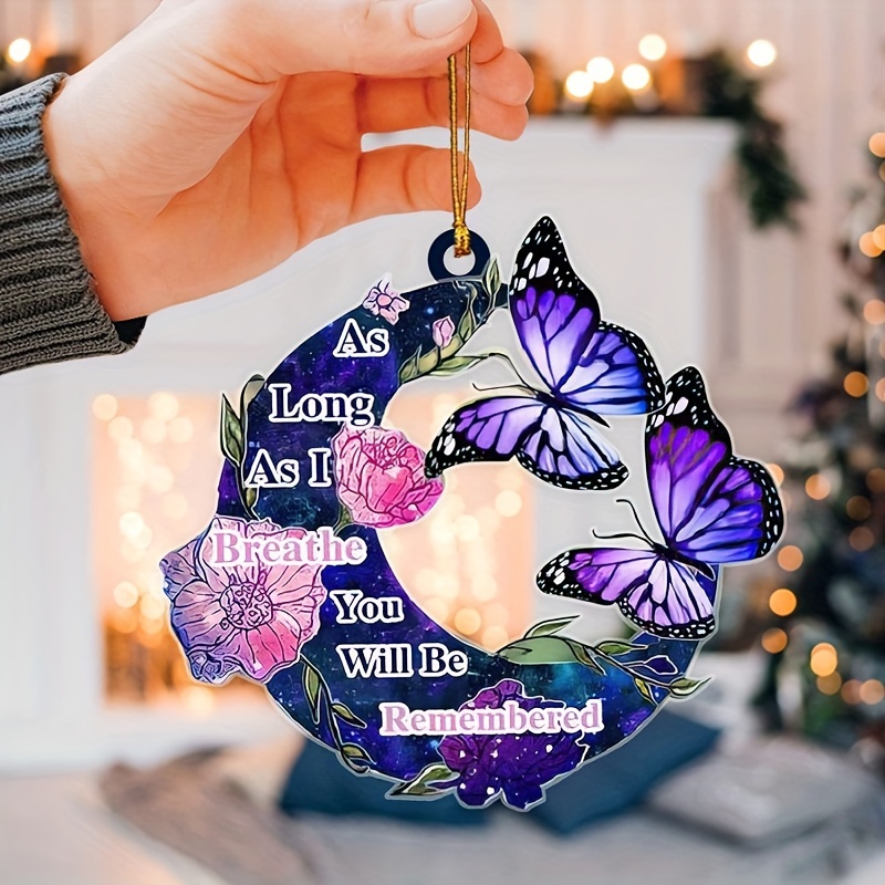 1 Stück Neue Ankunft Lila Schmetterling Mond Liebhaber Auto Rückspiegel  Zubehör Urlaub Dekorationen Hängende Ornamente Geschenke, Finden Tolle  Angebote