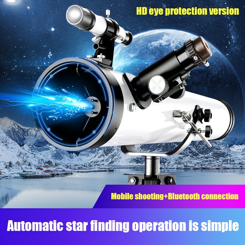 Enfoque Automático Telescopio HD De Alta Potencia Microlight - Temu