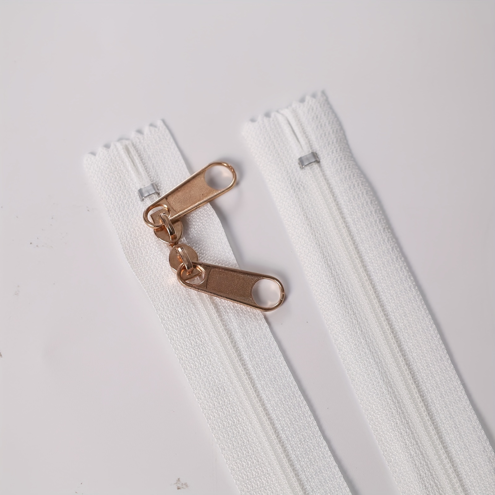 2 piezas cremalleras de costura para coser manualidades nailon