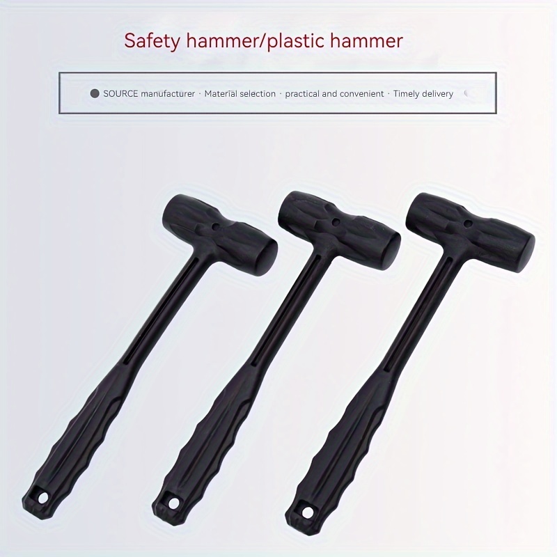 Plastic Hammer Miniature Hammer Furniture Installation Hammer Repair Safety  Hammer Portable Mini Anti Hand Release Floor Plastic Hammer - Temu