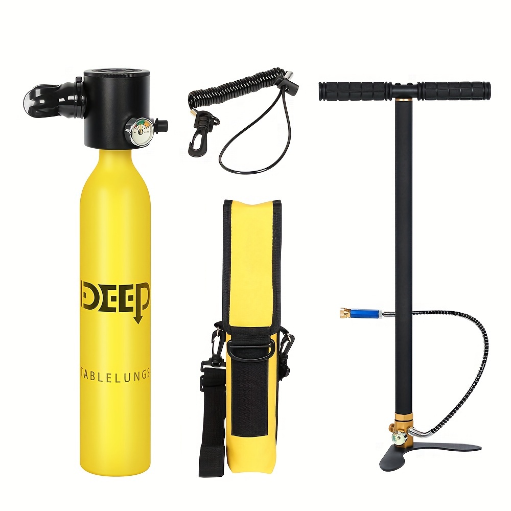 ZUMAHA Lung tank Portable Scuba Tanks, 3L Scuba Diving Equipment with 35-50  Mins Underwater Breathing, Diving Gear for Underwater Exploration Diving  (Color : A) : : Sports & Outdoors