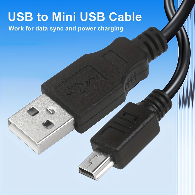 USB A 2.0 Male to Mini USB Cable