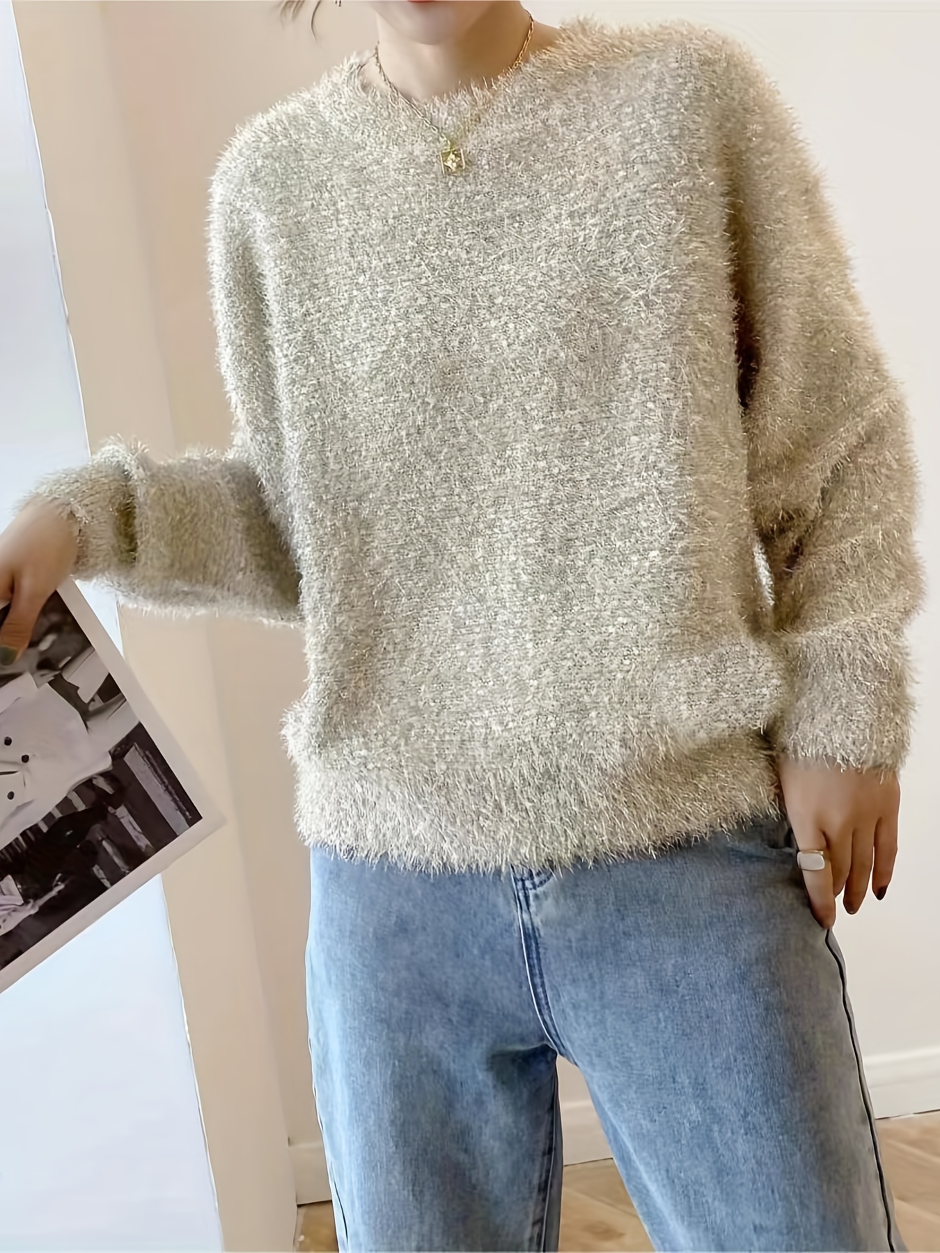 Express fluffy sale pullover