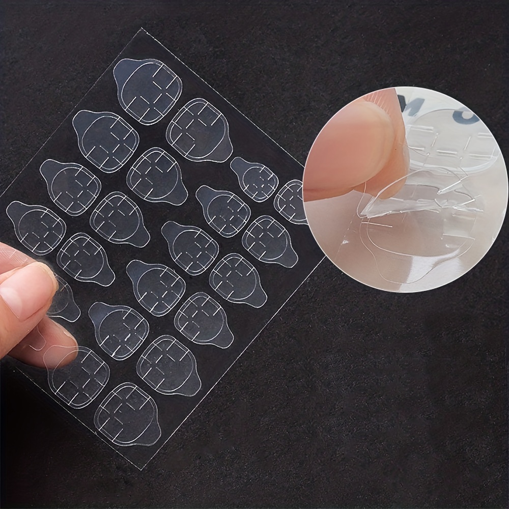 240pcs Double Sided Adhesive Tabs Nail Glue Sticker For Manicure