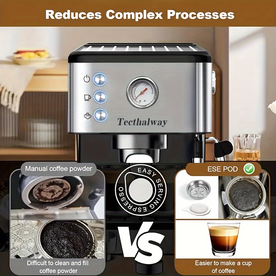 Mister Coffee] How To Make Espresso using Hard Pod (E.S.E Pod