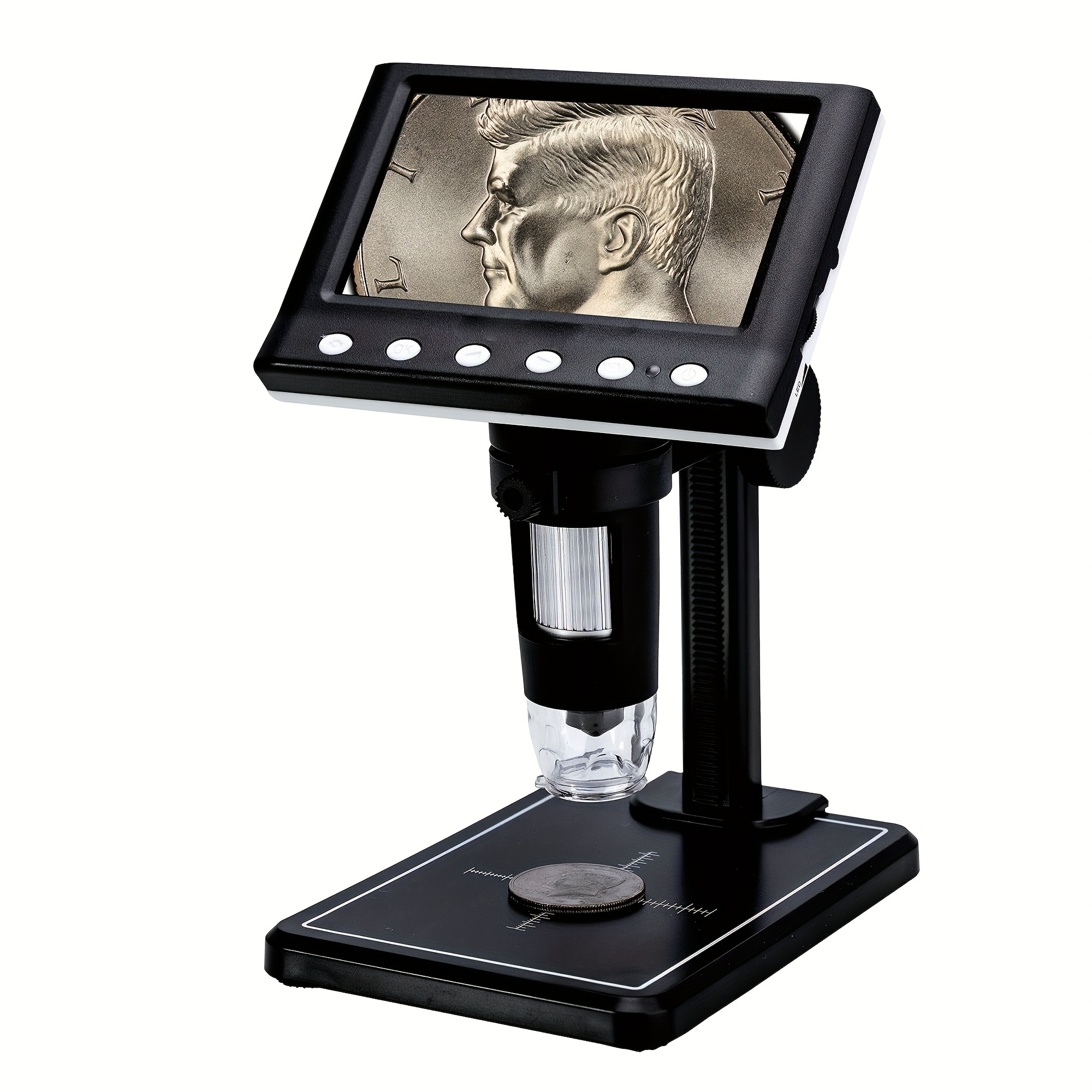 Coin Microscope 2023 New Lcd Digital Microscope 1000x 960p - Temu