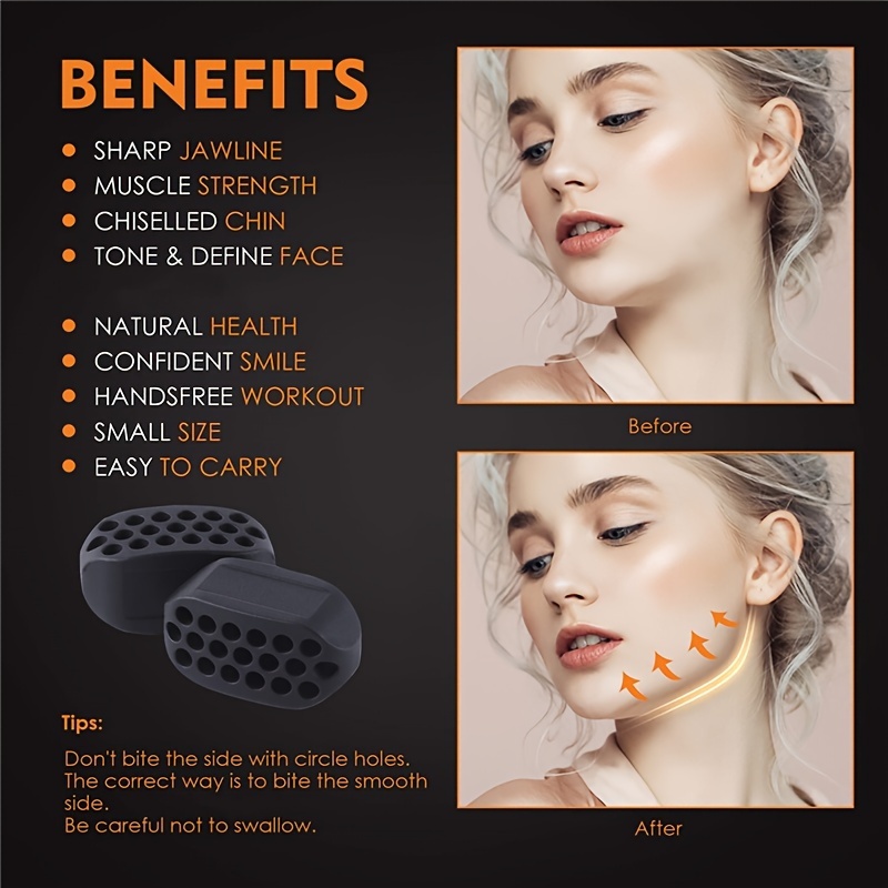Jaw Line Chewing Balls Jaw Line Trainer Facial Muscle - Temu