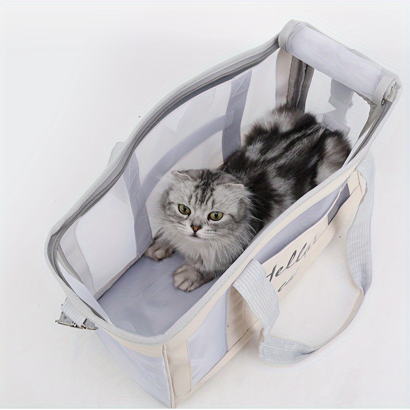 Cat Bag Portable Space Capsule Cat Shoulder Bag Breathable - Temu