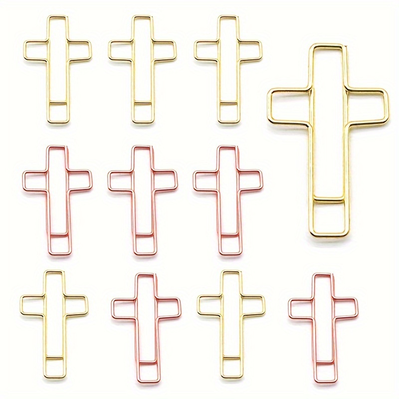 Cross shaped Paper Clips Fun Office Supplies For School - Temu