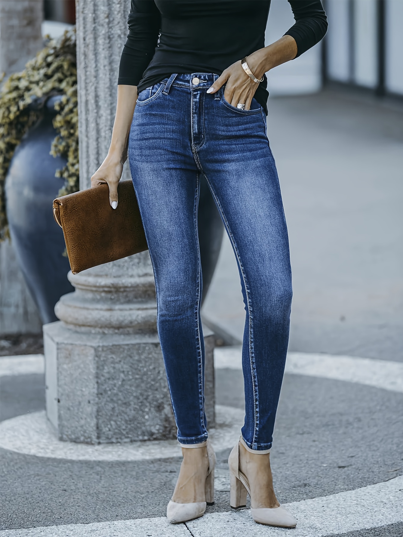 Pencil cut sale jeans for ladies