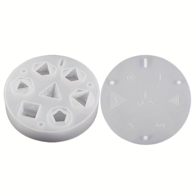 3d Dice Silicone Resin Mold Diy Epoxy Resin Molds Polyhedral - Temu