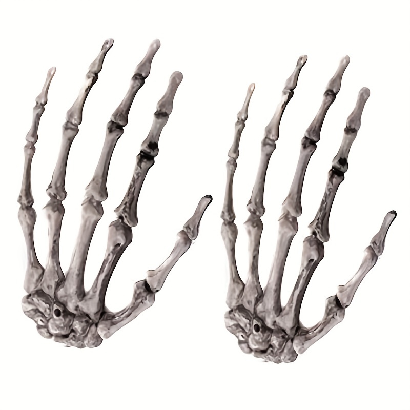 

2pcs Hand Claw Skeleton Hand Ornament, Decoration, Haunted House Bar Decoration Props