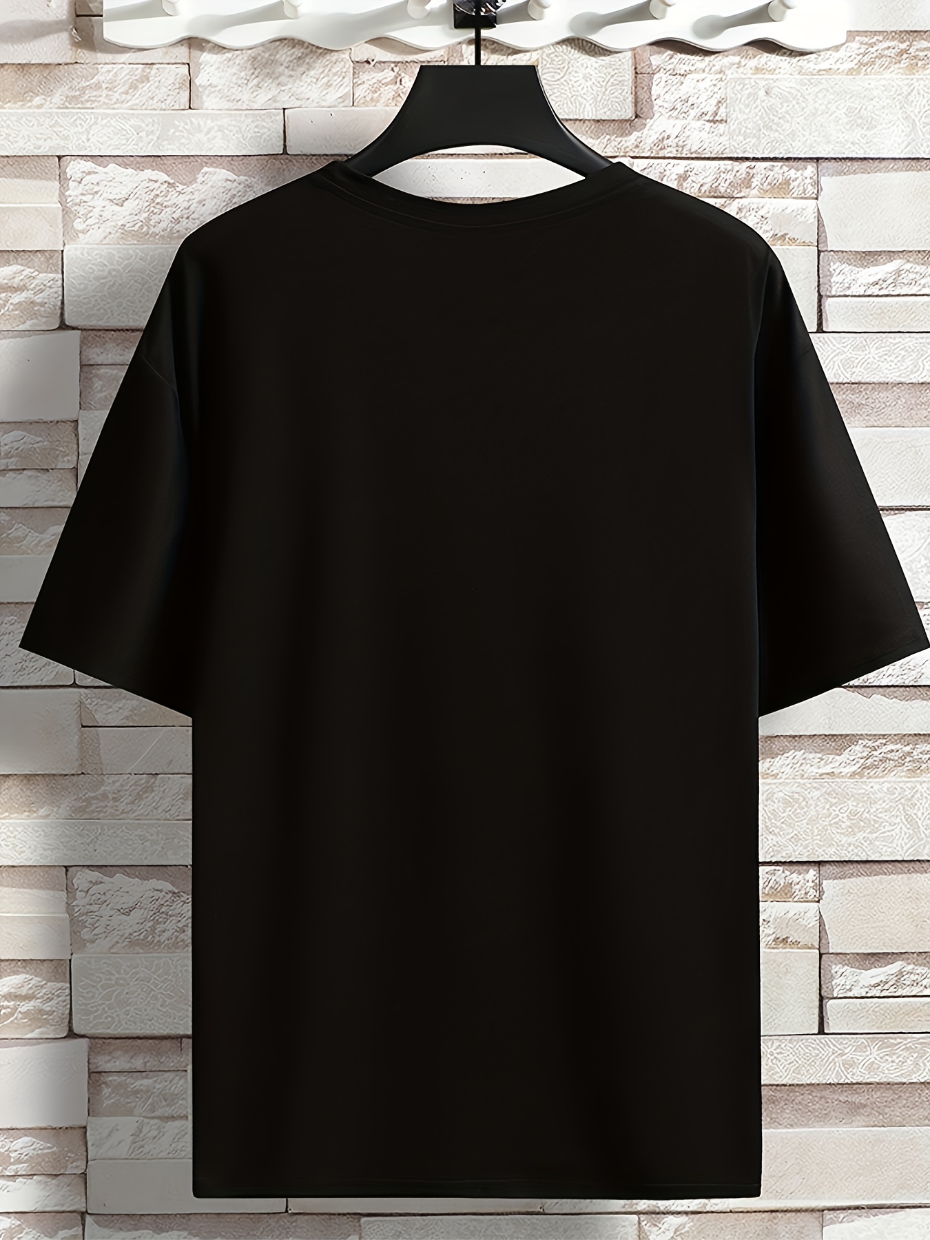 Plus Size Men's Print T shirt Comfy Stretchable - Temu