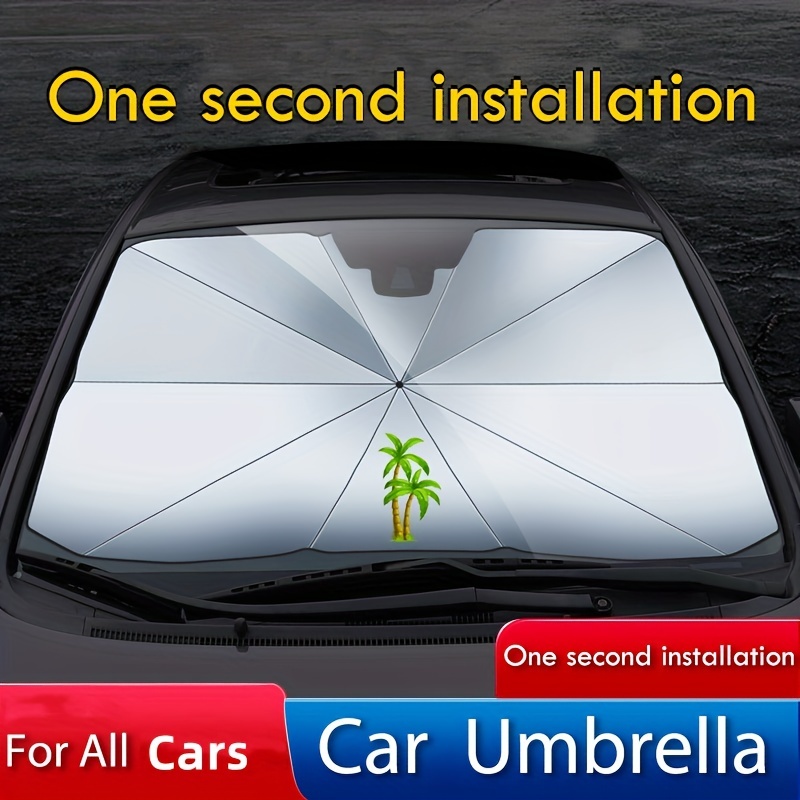 Magnetischer Auto-sonnenschutz-regenschirm, Wärmeisolierter Stoff