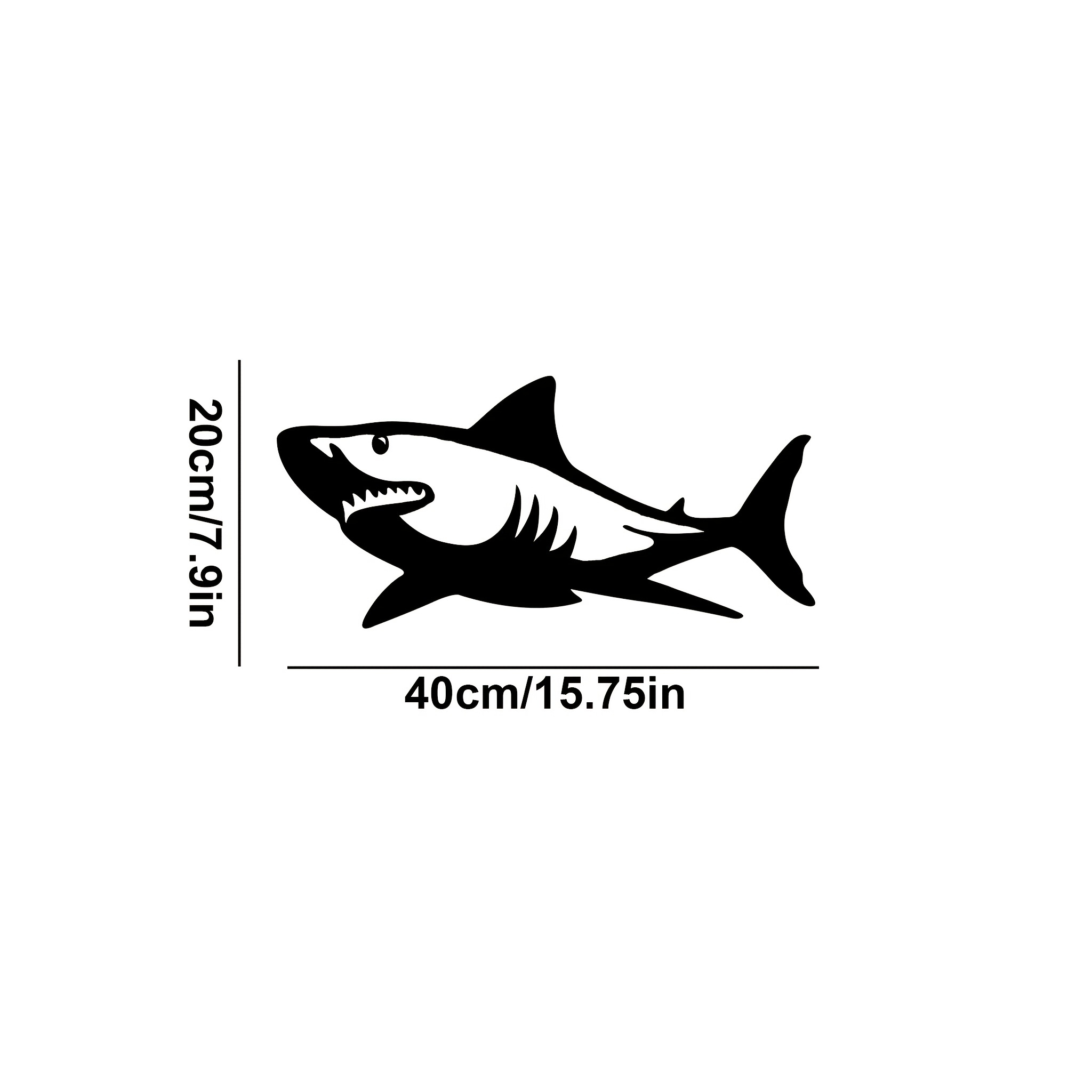 Great White Shark Metal Wall Decor Beach Home Beach Plaque - Temu