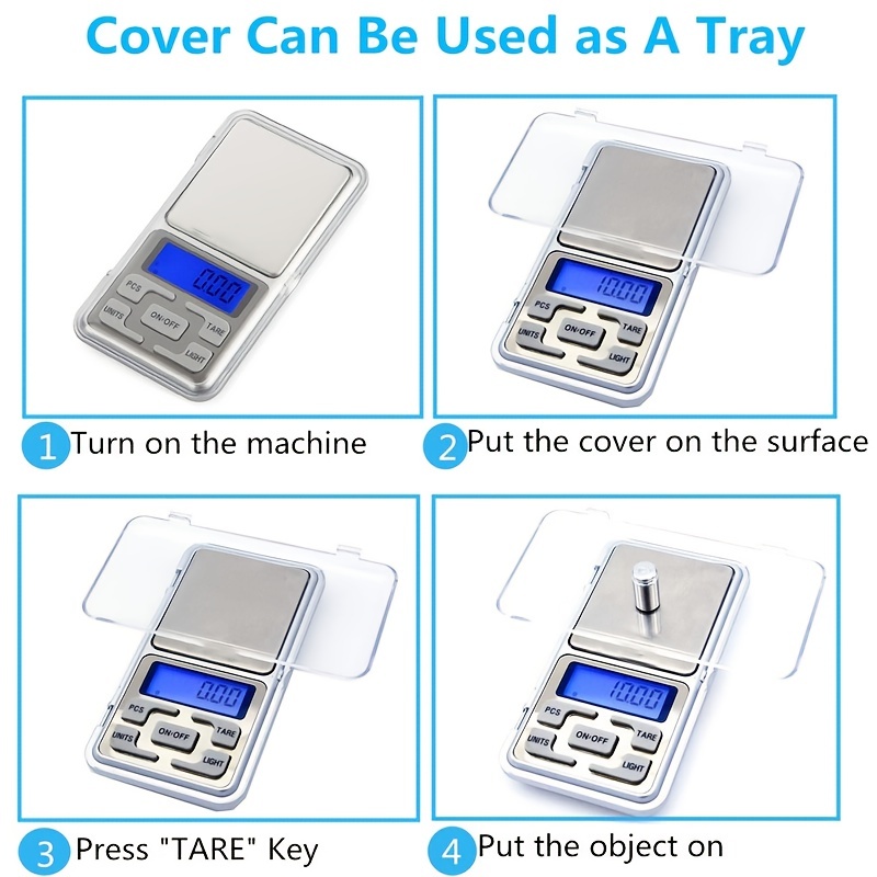 Goxawee Mini Electronic Digital Pocket Scale Mini Key Style - Temu