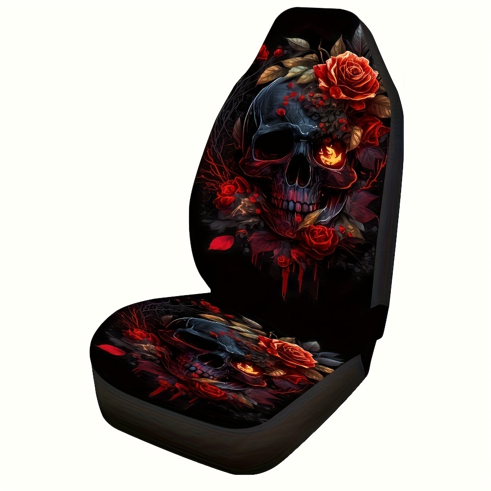Boho Skull Roses Car Seat Covers – NeoSkull