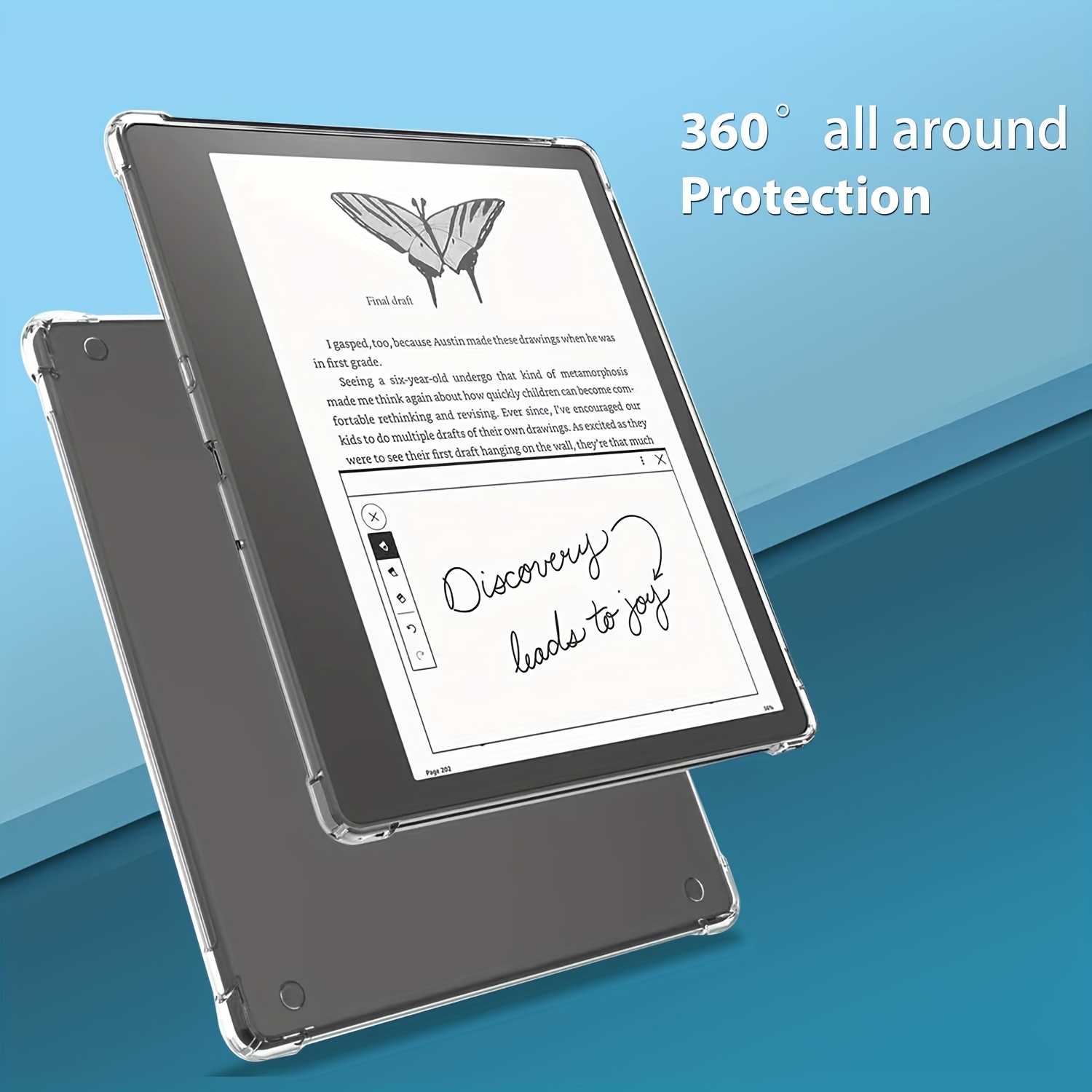 Made for  Snap-in Clear Case, for Kindle Scribe (2022 Release)