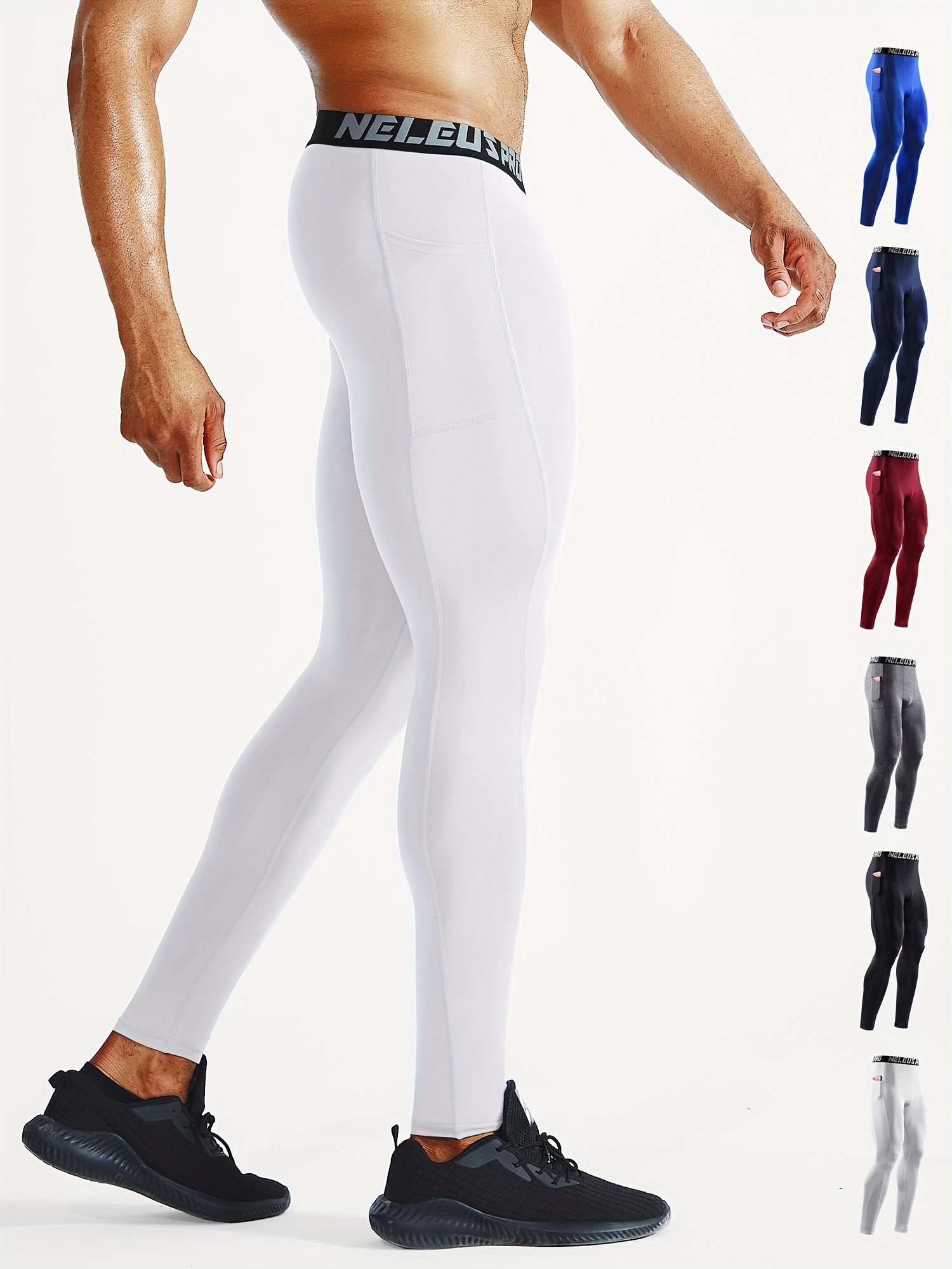 Velvet Pocket PRO Tight Stretch Running Pants For Men Autumn/Winter  Compression Mens Running Tights For Athletic Jogging And Training From  Kavin4, $14.12
