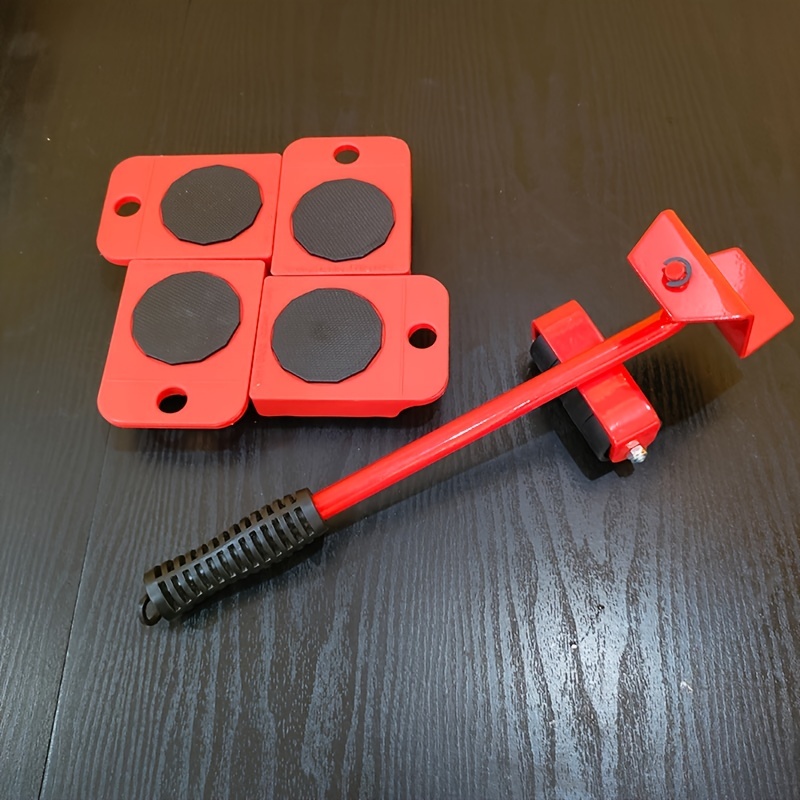 5pcs Set Spostatori In Plastica Kit Sollevatore Mobili Kit - Temu