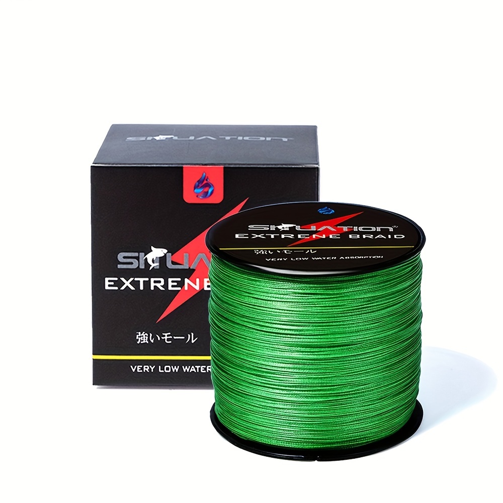 4 Strands Pe Fishing Line Gray Wild Fishing Throw Fishing - Temu