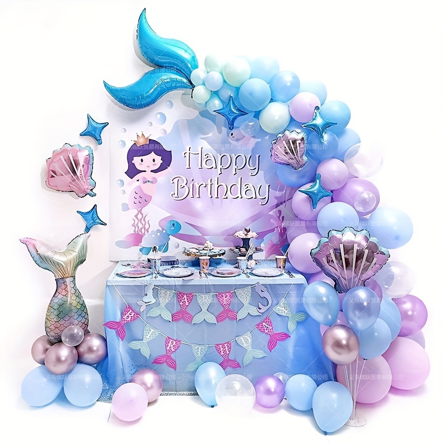 Mermaid Birthday Party Supplies - Temu Canada