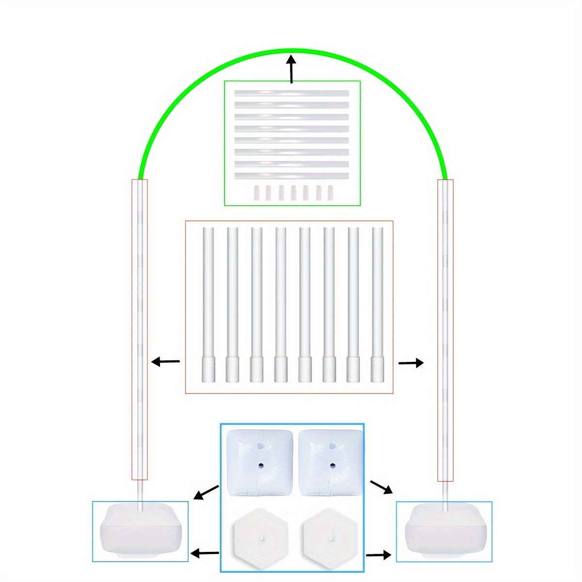 Set, Kit Supporto Per Palloncini, Supporto Per Palloncini, Accessori Per  Palloncini, Perfetto Per Matrimoni, Natale, Ringraziamento, Festival Di