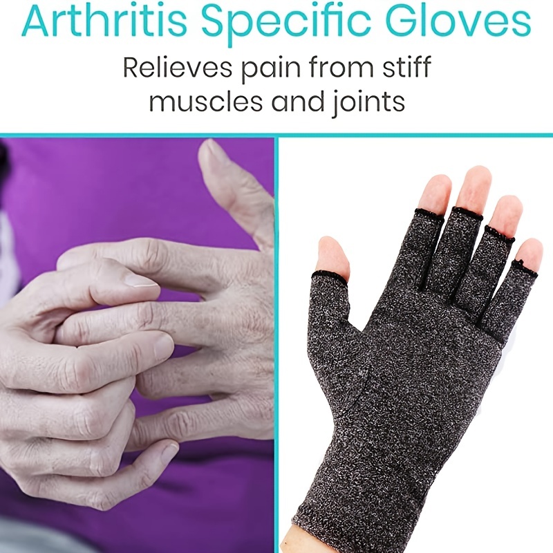 Guantes de compresión para artritis sin de Guantes de artritis con