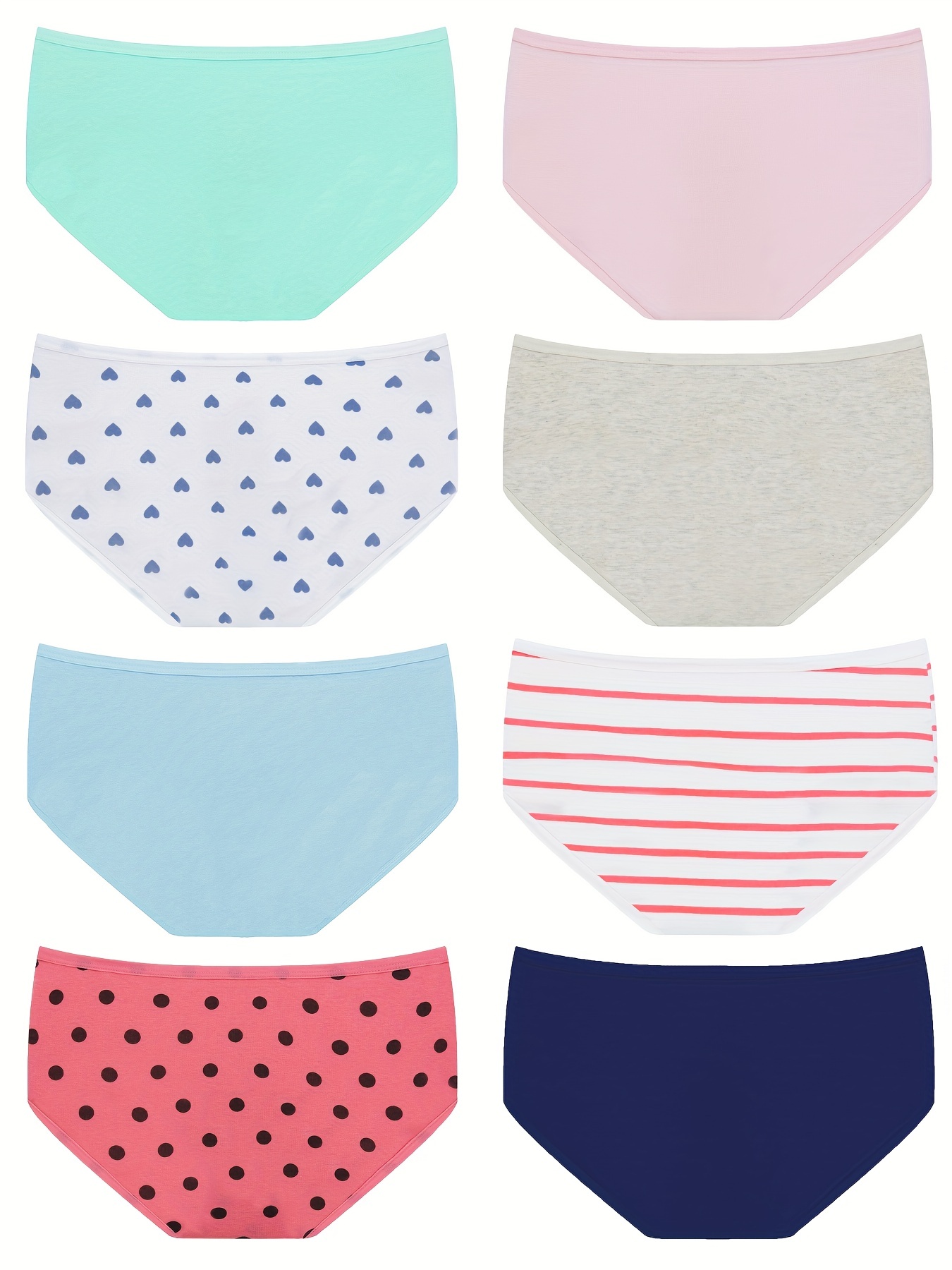 Cheap Girls UnderwearTeenage Panties Cotton Underpants Teen Girl Briefs  8-14Y