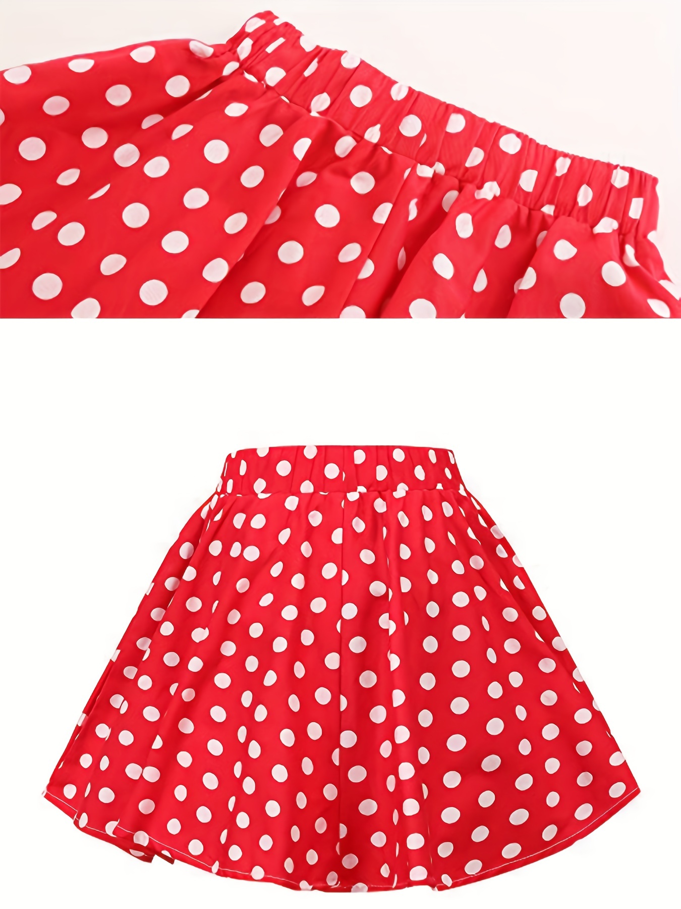 Falda roja lunares Mujer - K-punkt tendencias de moda mujer y niña