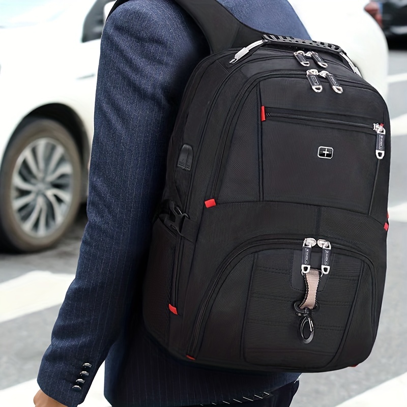 School Backpack with USB Charging Port Anti-Theft Large Sports Travel Bag Girls Bookbag Schoolbag