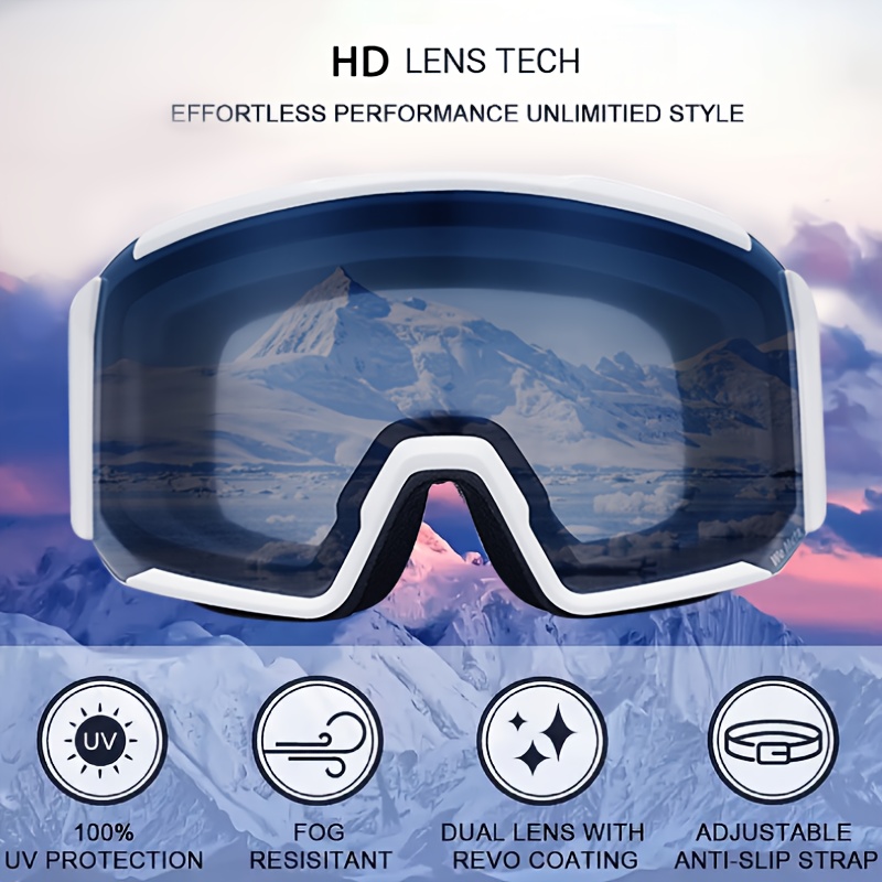 Small Portable Ski Goggles Winter Outdoor Ski Goggles Double Layers Lens  Anti-fog Snow Sunglasses for Men Women for Cycling - AliExpress