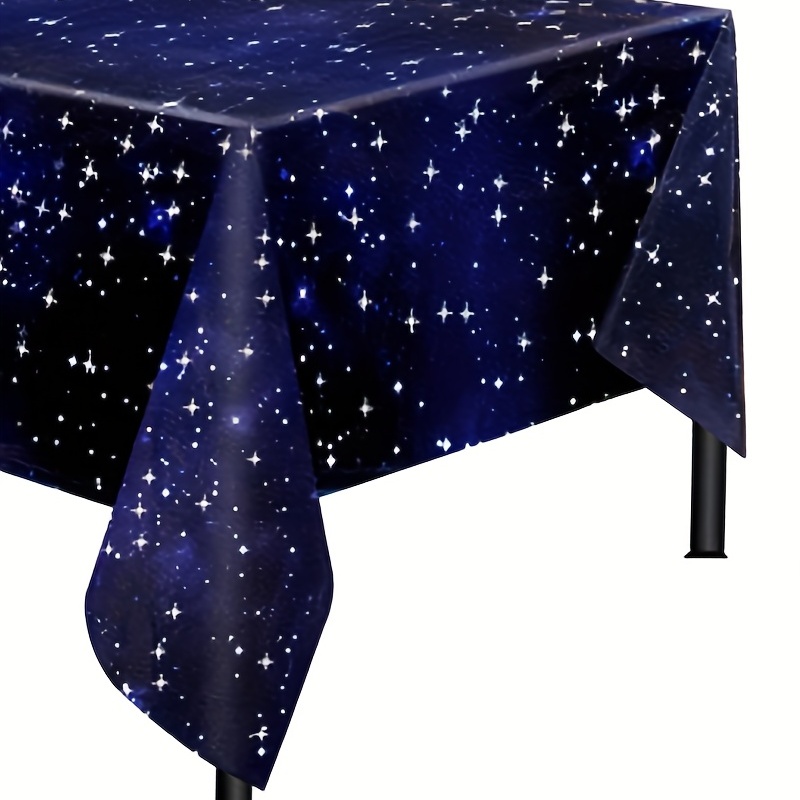 Add a Touch of Magic to Your Special Occasion with this Starry Sky  Tablecloth!