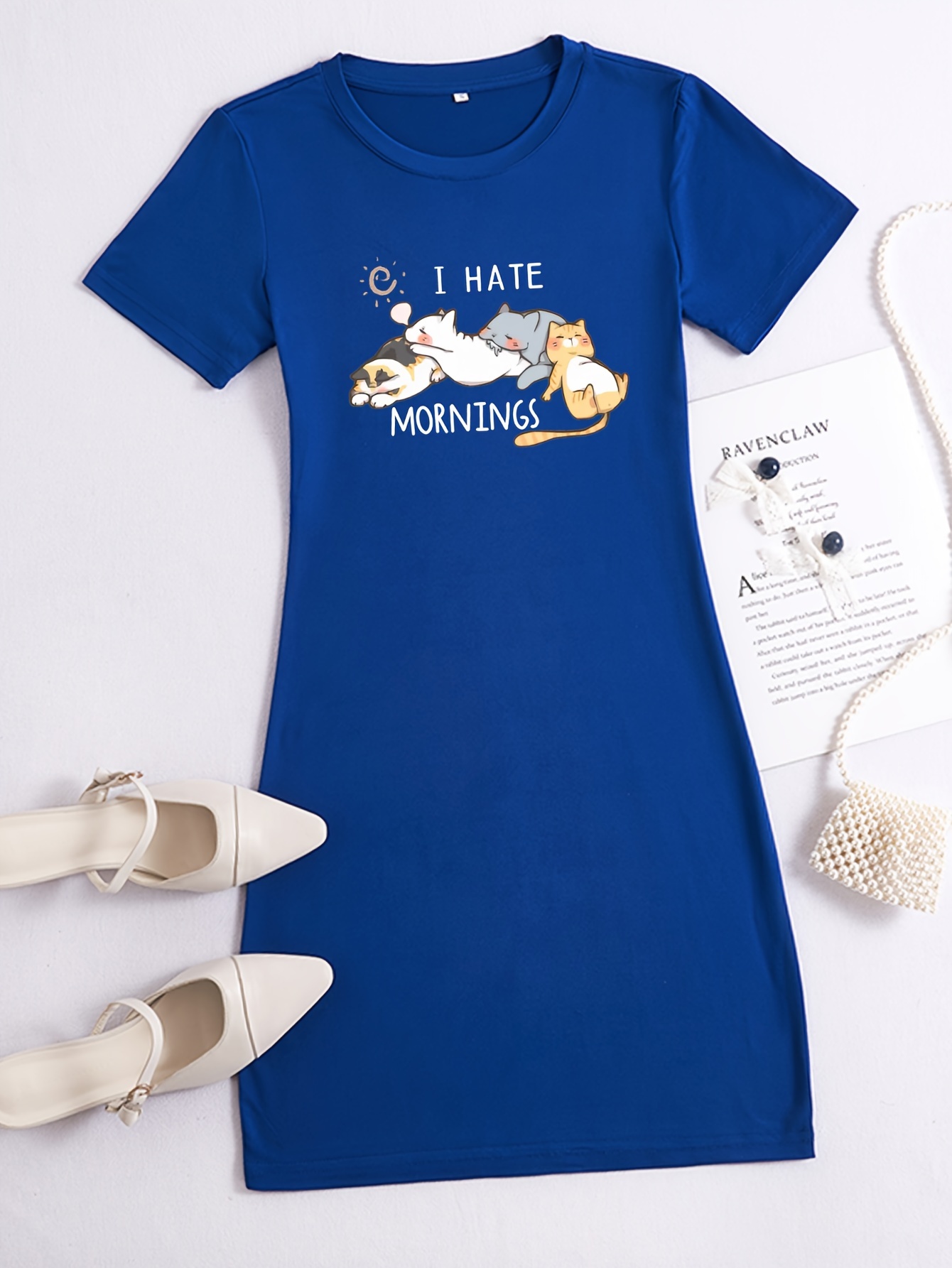 Cat t shirt clearance dress