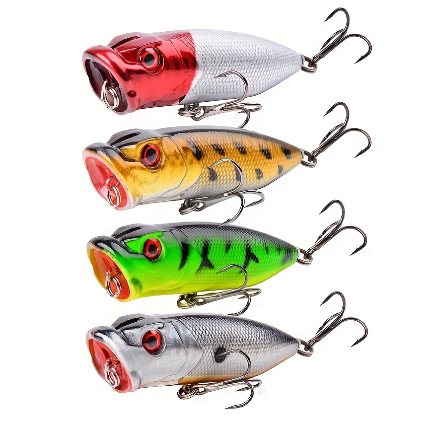 Bionic Bait Kit Frog Shaped Lure Minnow Popper Crank Bait - Temu