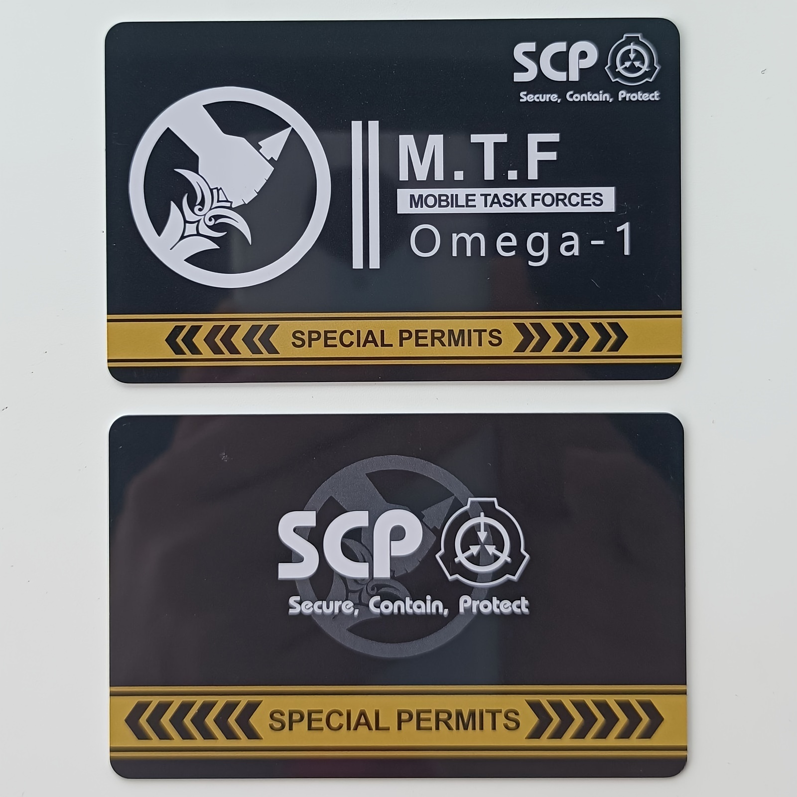 Scp Foundation Mtf Mobile Task Forces Pvc Hardcard Secret Temu