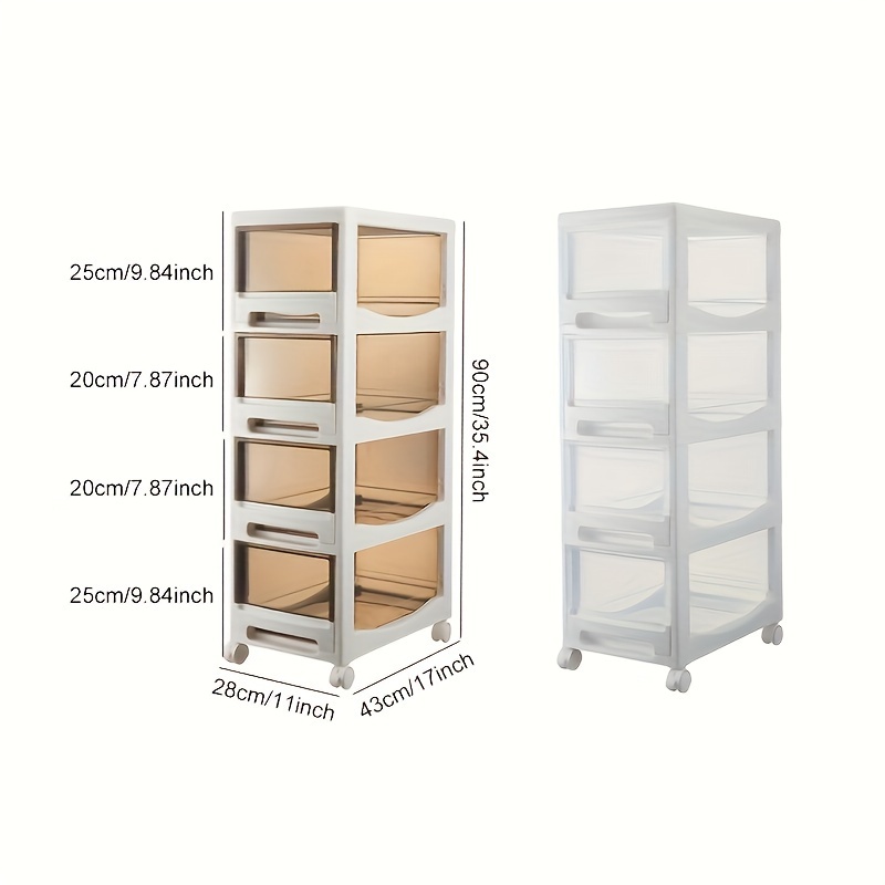 Bathroom Cabinet Crevice Storage Rack, Multi-Layer Drawer Organizer, Narrow  Household, Bath, Kitchen Shelves, Side Cabinet