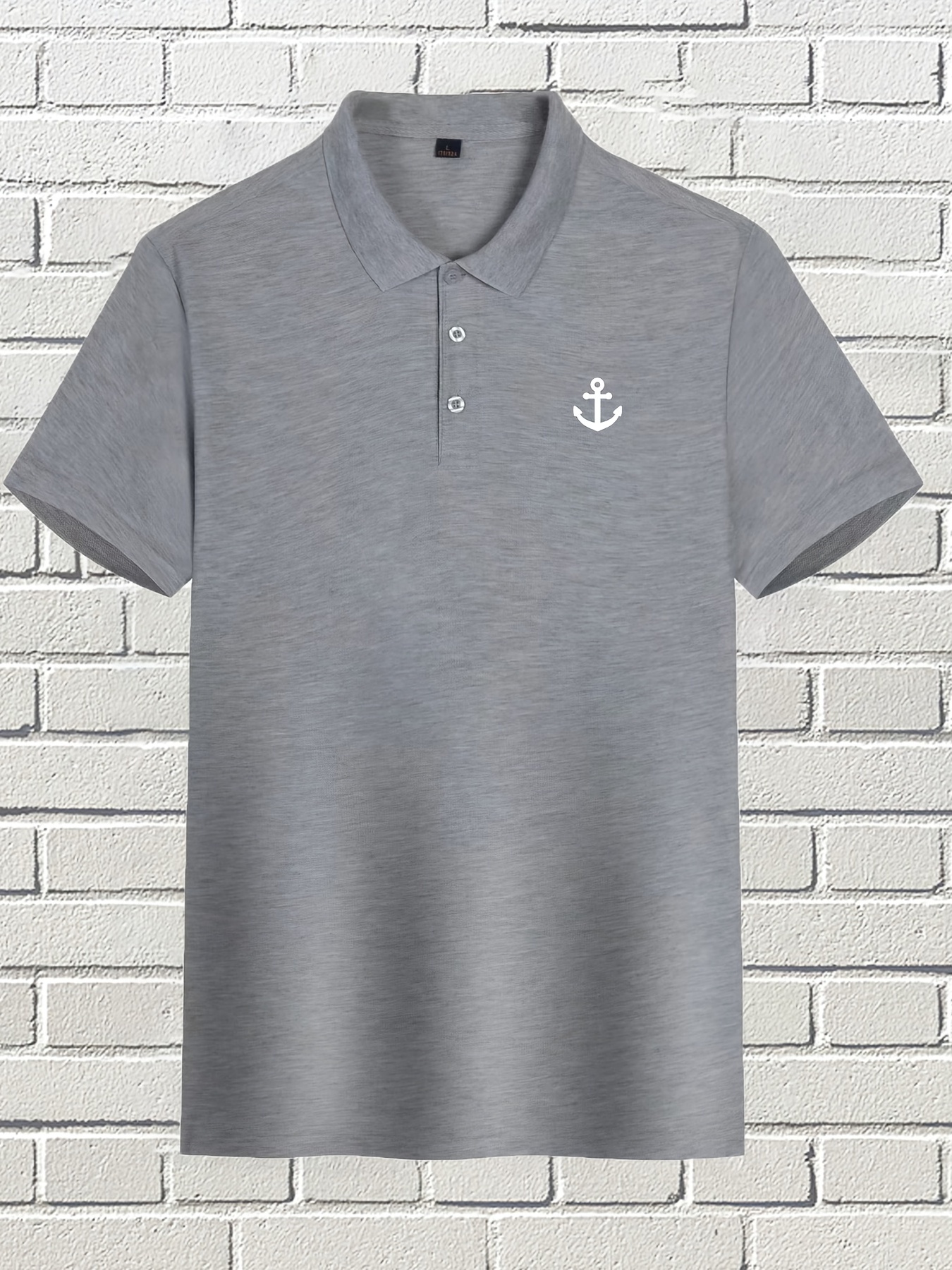 New Summer Polo Shirt Men's Print Short Sleeve Polo Tshirt High