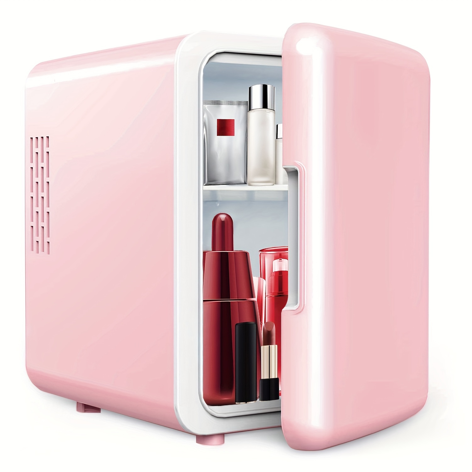 Réfrigérateur Pour Soins De La Peau – Mini-Réfrigérateur Avec Miroir LED À  Inten