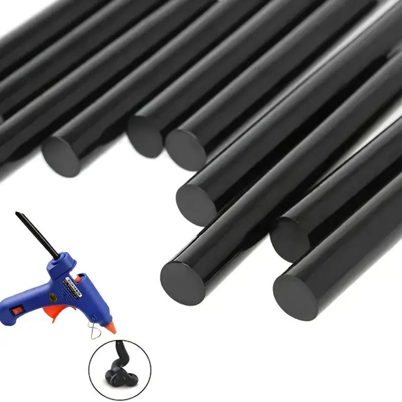 Hot Melt Adhesive Glue Gun Black Hot Glue Sticks Silicone - Temu