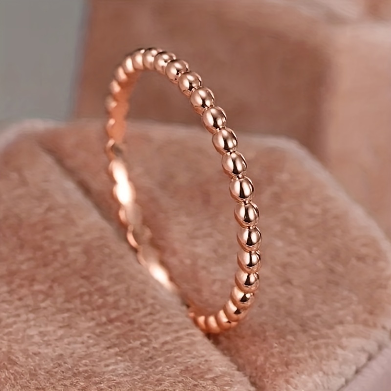 Readkiss Women's -plated Minimalist Circle Ring - Elegant Everyday Stackable Wedding, Anniversary & Gift, Plain For - Wear