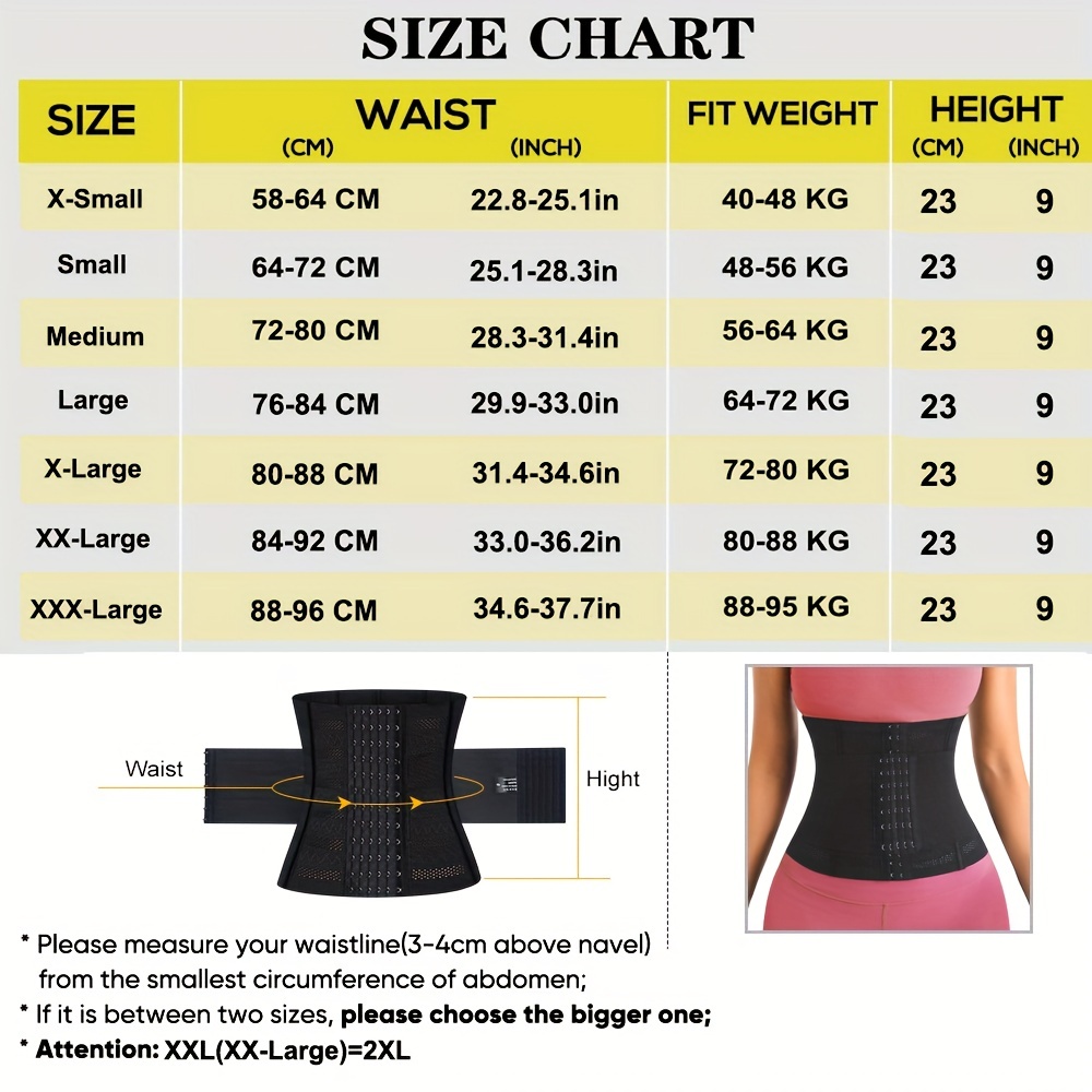 MiiOW Waist Trainer Corset For Weight Loss Womens Tummy Wrap For