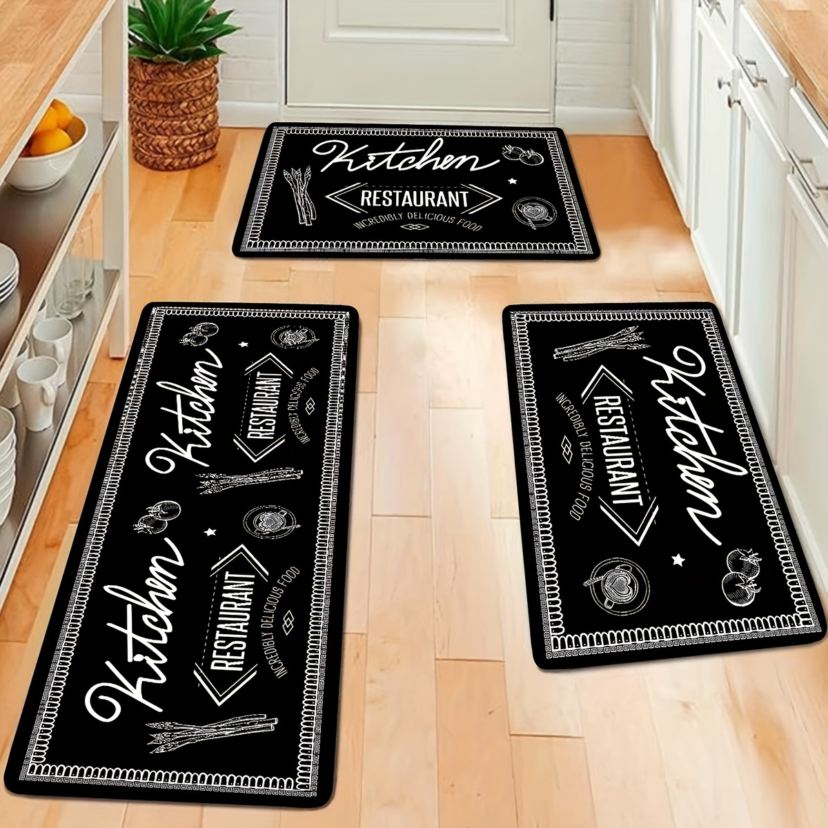 Soft Oil proof Kitchen Rug Rustic Anti fatigue Kitchen Rug - Temu