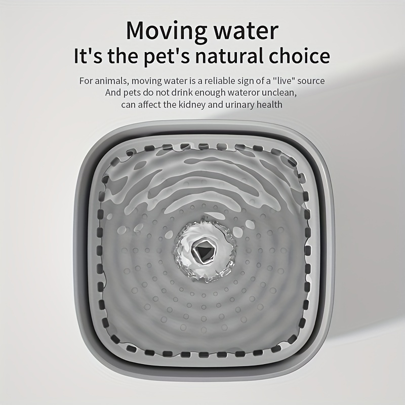 Moving water hotsell pet dish