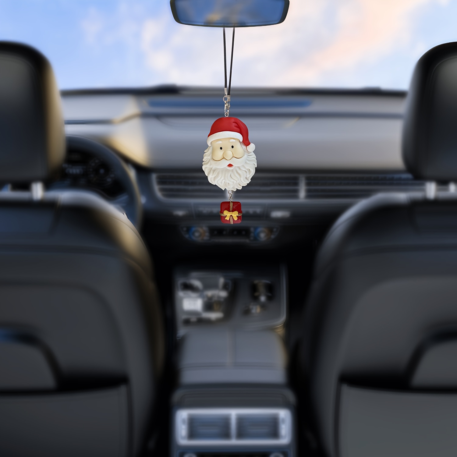 1pc Weihnachtsauto ornament anhänger Auto rückspiegel - Temu Austria