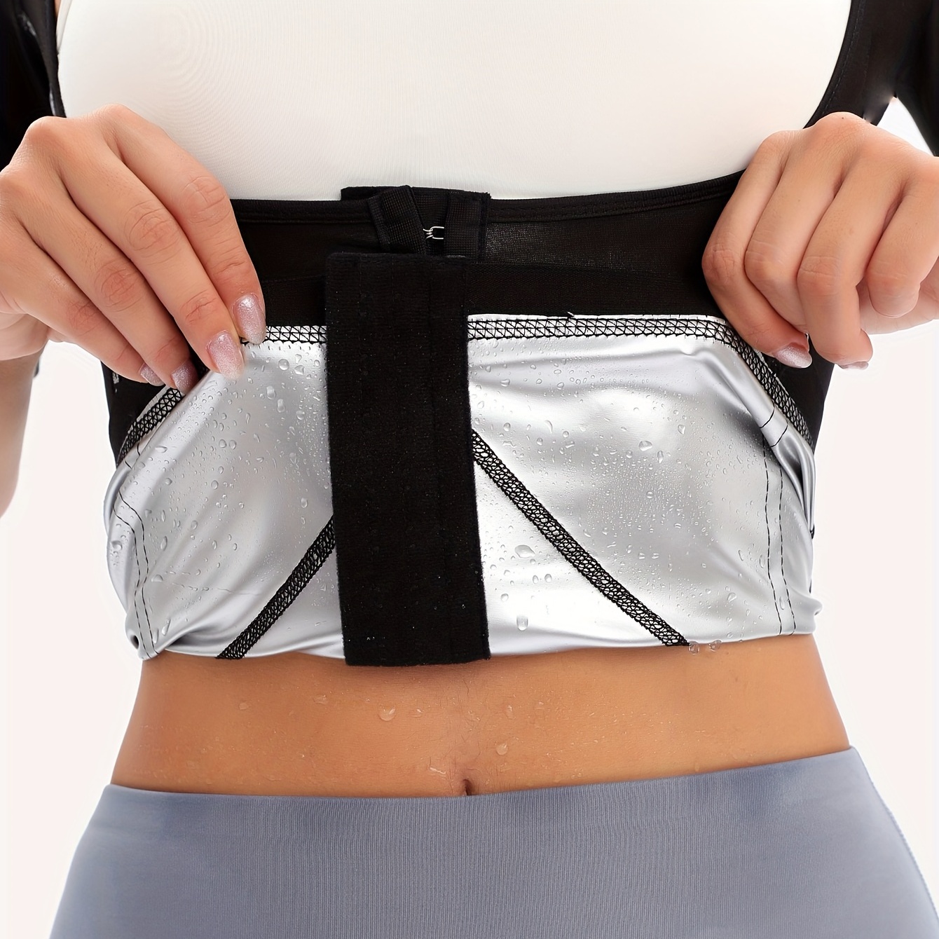 Body Shaper Sauna Belt Adjustable Waist Trainer