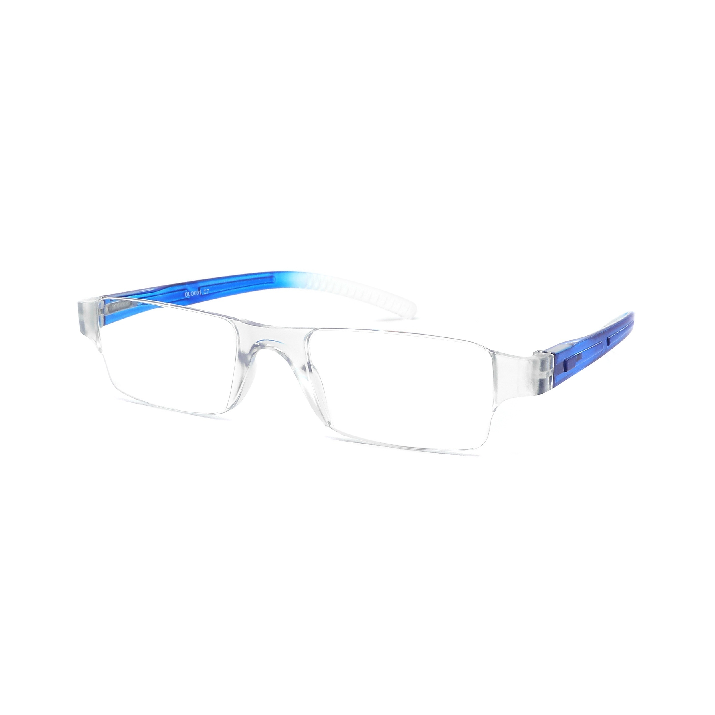 Light Blocking Rectangle Reading Glasses Computer Eyewear